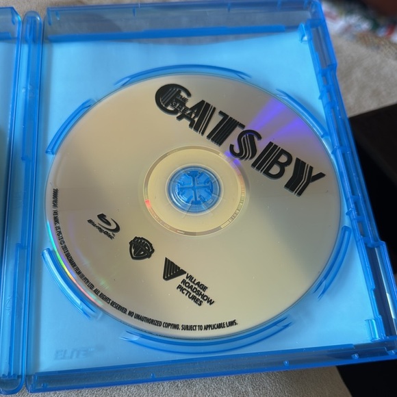 The Great Gatsby Blu-ray & Dvd EUC Leonardo DiCaprio Carey Mulligan - Picture 4 of 4